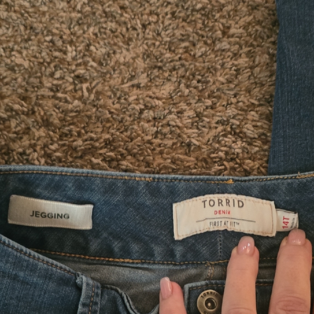 Torrid Denim Women's Blue Jeggings14tall